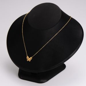 TN775e-Dây chuyền nữ titan mặt hình con bướm