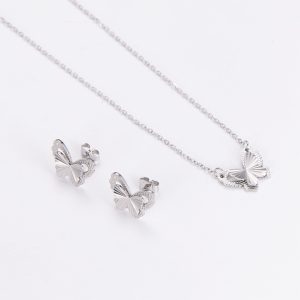 TN775g-Dây chuyền nữ titan mặt hình con bướm