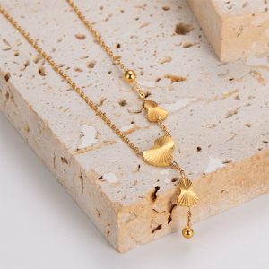 TN807d-Dây chuyền titan hô lô móc máy cách điệu