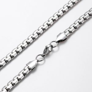 DN187g-Dây chuyền nam titan bông dừa cán dẹp
