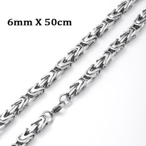 DN188a Dây chuyền nam titan 6ly chữ V