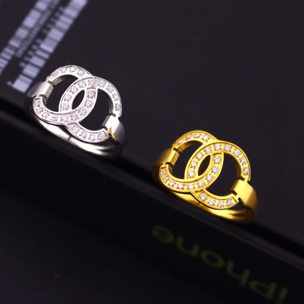 N686d Nhẫn titan thời trang Chanel