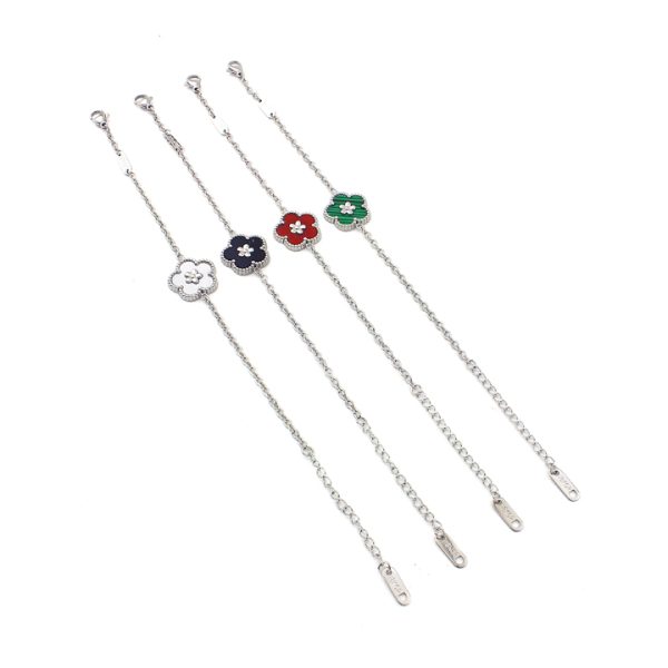 TA076b Lắc tay nữ titan van cleef hoa 5 cánh