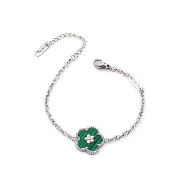TA076d Lắc tay nữ titan van cleef hoa 5 cánh