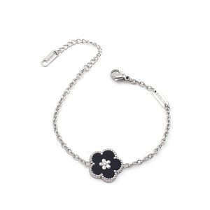TA076e Lắc tay nữ titan van cleef hoa 5 cánh