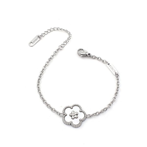 TA076f Lắc tay nữ titan van cleef hoa 5 cánh