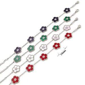 TA184b Lắc tay nữ titan van cleef hoa 5 cánh