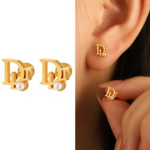 TB222c Bông tai nữ titan Dior
