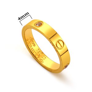 TC091d Nhẫn titan cartier thời trang đẳng cấp
