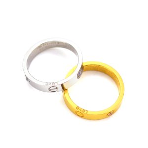 TC091f Nhẫn titan cartier thời trang đẳng cấp
