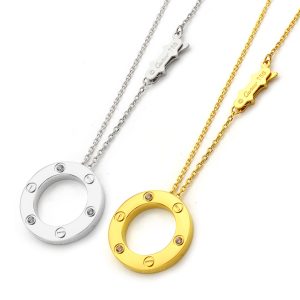 TN870c Dây chuyền nữ titan cartier