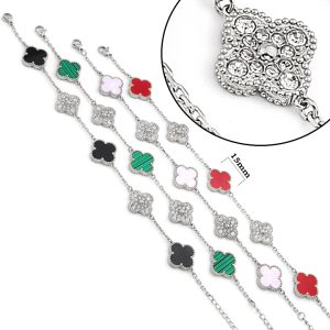 TA272b Lắc tay titan hoa 4 cánh van cleef VCA 15mm