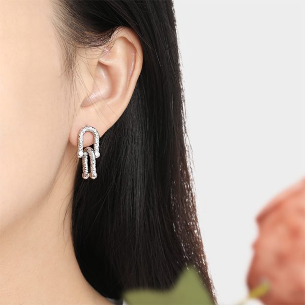 TB305g bông tai nữ titan thời trang phong cách Tiffany & Co