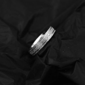 TC336b Nhẫn titan phun cát