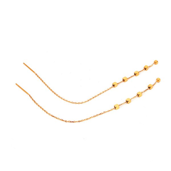 TB313c Bông tai nữ titan fom tòn teng các khối vuông cách điệu