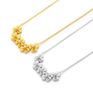 TN888c Dây chuyền nữ titan hoa 3 cánh
