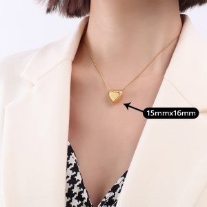 TN894h Dây chuyền nữ titan trái tim