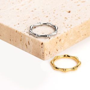 TC210e Nhẫn nữ titan mắc trúc