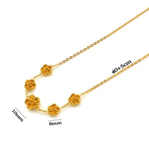 TN196a Dây chuyền titan hoa hồng