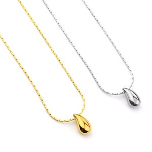 TN458a dây chuyền nữ titan giọt nước mắt vĩnh cữu