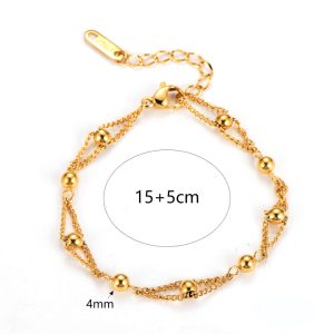 TA377a Lắc tay titan thời trang bi cách điệu