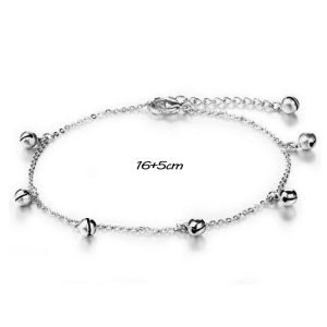 TA113a Lắc tay titan chuông đẹp màu trắng