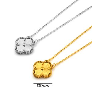 TN153e Dây chuyền titan van cleef hoa 4 cánh LV Móc máy