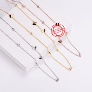 TN242f Dây chuyền titan bướm nhỏ kết cách điệu
