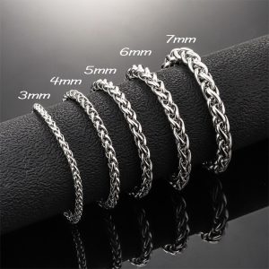 LN003 Lắc tay nam titan kiểu dây bông dừa xoắn