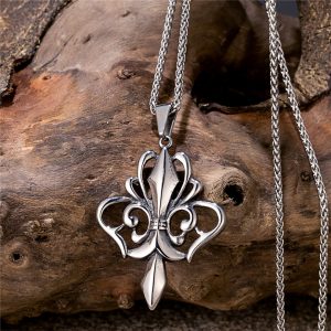 MD022a Mặt dây chuyền Fleur de Lis