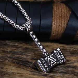 MD103b Mặt dây chuyền Titanbúa Thor phong cách Viking