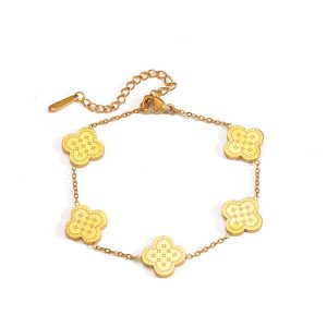 TA315a Lắc tay titan van cleef thời trang họa tiết LV