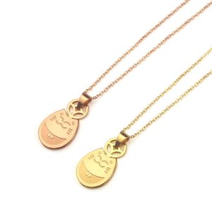 TN006 Dây chuyền con mèo titan, vòng cổ titan mèo may mắn