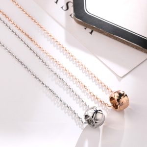TN379 Dây chuyền titan họa tiết quả trám