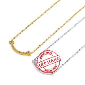 TN684 Dây chuyền nữ titan miệng cười vui vẻ may mắn