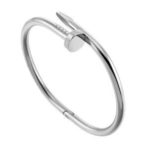 TV052b Vòng tay titan cây đinh size nữ màu trắng