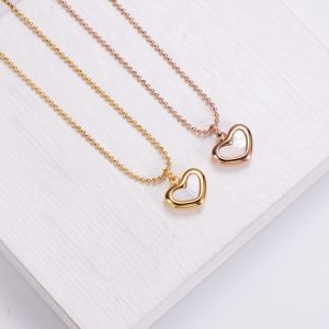 TN471 Dây chuyền bi titan mặt hình trái tim