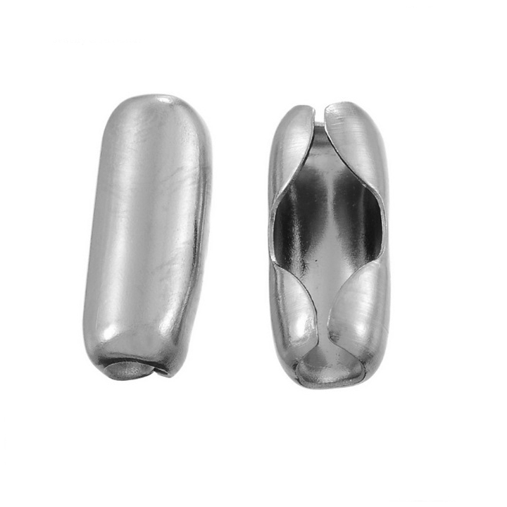Khóa dây bi inox cao cấp - phụ kiện trang sức inox LK004 - Ảnh 3