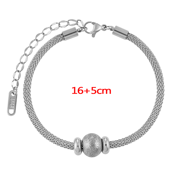 TA281 Lắc tay nữ titan bi phun cát - Ảnh 5