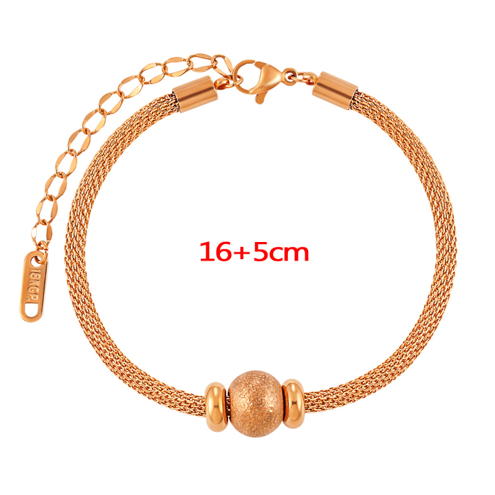 TA281 Lắc tay nữ titan bi phun cát - Ảnh 4