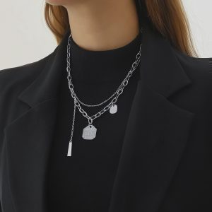 TN300 Dây chuyền titan phong cách hiphop