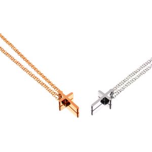 TN664 Dây chuyền nữ titan mặt hình thánh giá