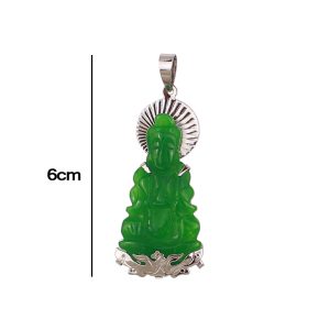 MD105 Mặt dây chuyền Quán Thế Âm Bồ Tát bọc inox