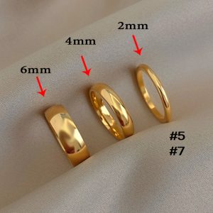 TC174 Nhẫn titan bảng 2mm 4mm 6mm mo tròn
