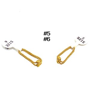 TC283 Nhẫn nữ titan 1 hột bi vòng sợi xích bông dừa