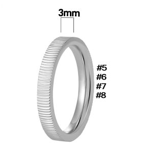 TC317 Nhẫn nữ titan họa tiết mắt mèo bảng 3mm ( Size 5-6-7-8)