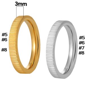 TC317 Nhẫn nữ titan họa tiết mắt mèo bảng 3mm ( Size 5-6-7-8)