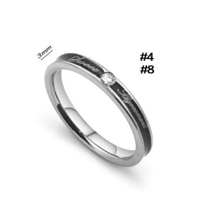 TC351 Nhẫn titan sweet agreement bảng 3mm