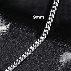 DN161 Dây chuyền nam Titan kiểu lật 9ly