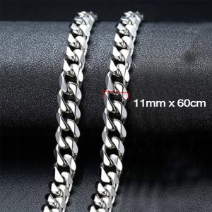 DN165 Dây chuyền titan lật đơn vát cạnh 11mm